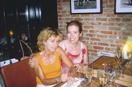 Met hartsvriendin Nadine op haar verjaardag